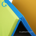 Colchoneta de gimnasia plegable de espuma colorida de PVC